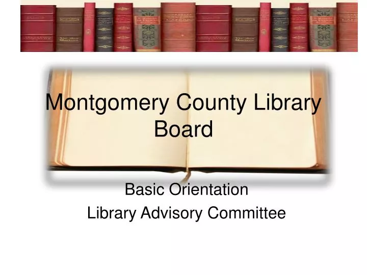 montgomery county library board