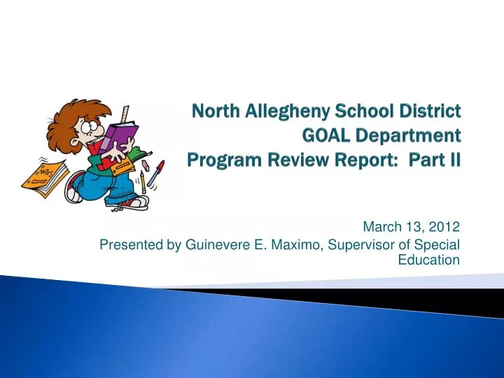 north allegheny school district goal department program review report part ii