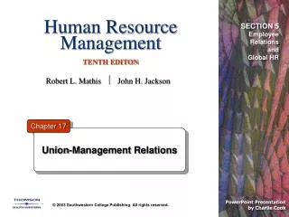 Human Resource Management TENTH EDITON