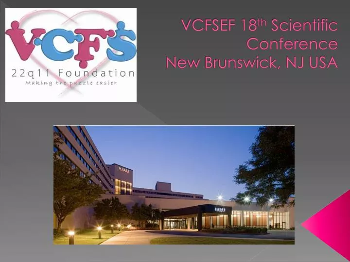 vcfsef 18 th scientific conference new brunswick nj usa