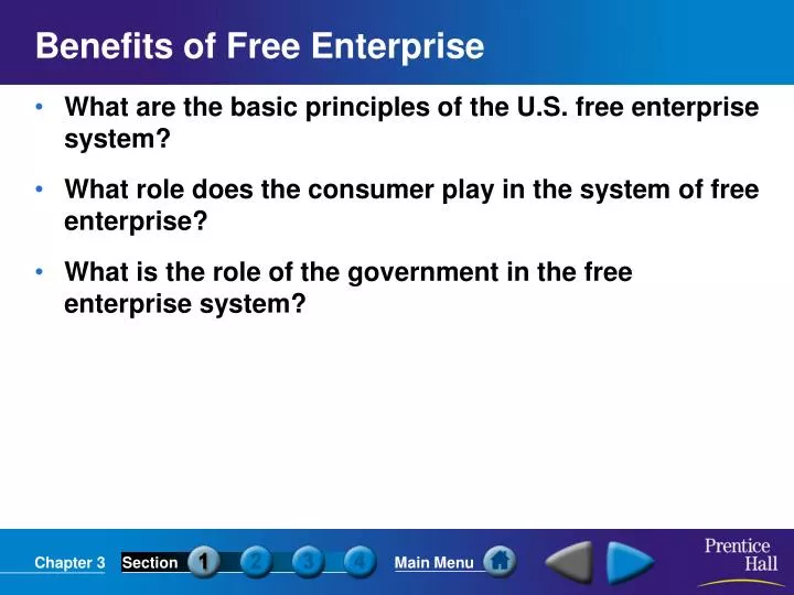 benefits of free enterprise