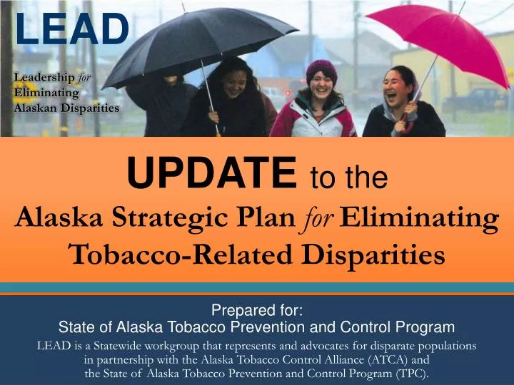 update to the alaska strategic plan for eliminating tobacco related disparities