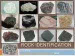 ROCK IDENTIFICATION