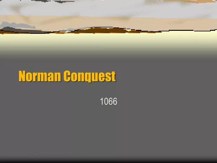 norman conquest