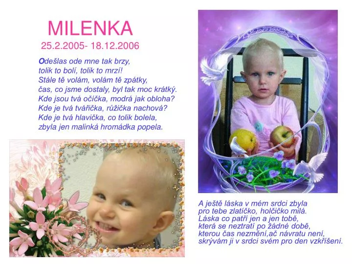 milenka 25 2 2005 18 12 2006