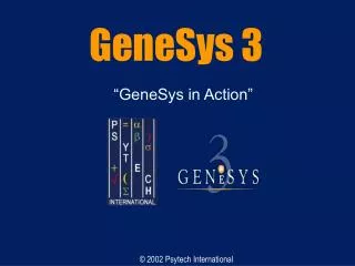 GeneSys 3