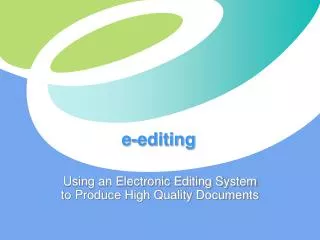 e-editing