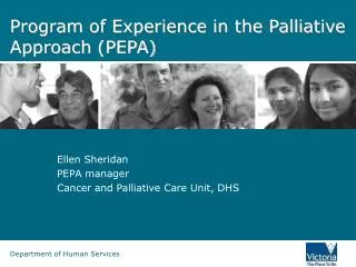 Program of Experience in the Palliative Approach (PEPA)