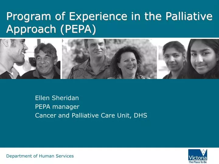ellen sheridan pepa manager cancer and palliative care unit dhs