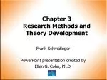 Chapter 3 Research Methods and Theory Development - slide 1