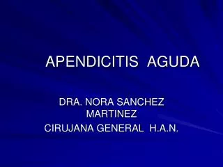 apendicitis aguda