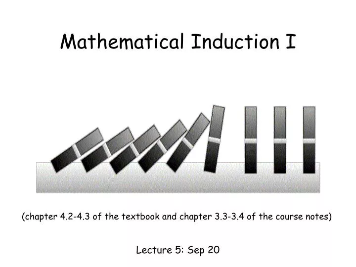 mathematical induction i