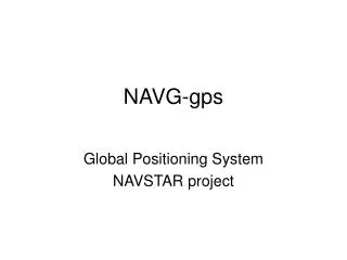 navg gps