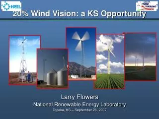 20% Wind Vision: a KS Opportunity