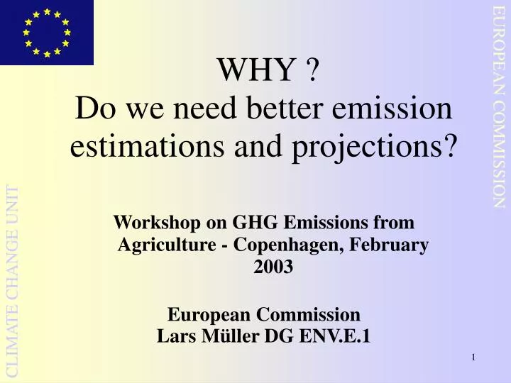 why do we need better emission estimations and projections