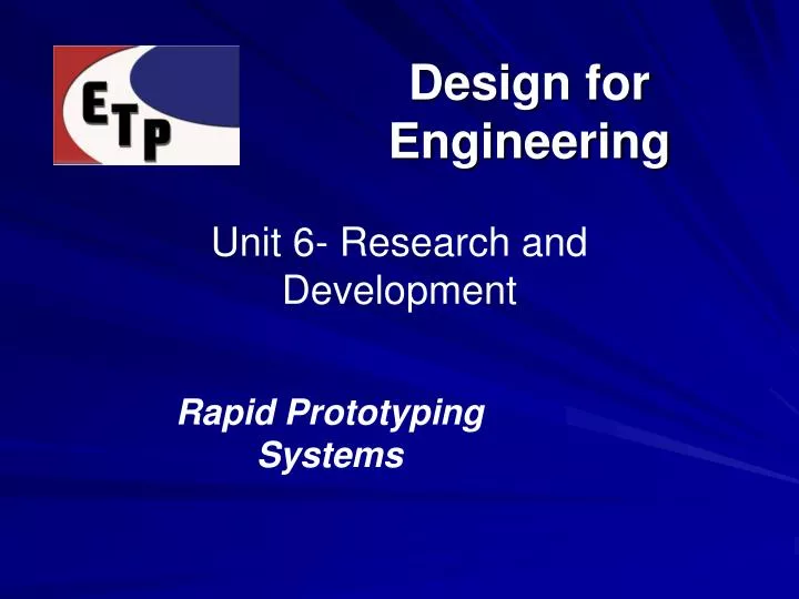 design for engineering