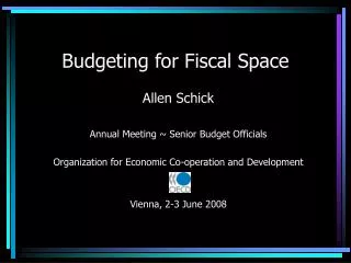 Budgeting for Fiscal Space