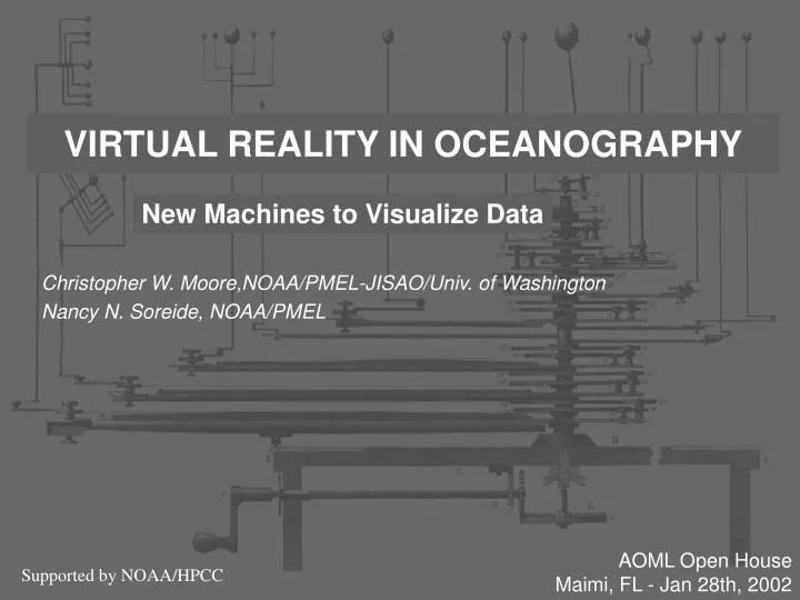 virtual reality in oceanography