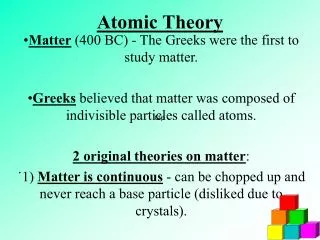 Atomic Theory