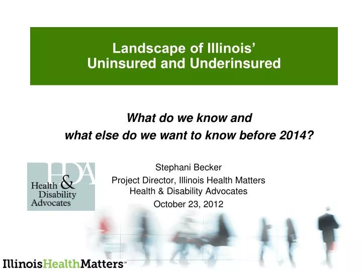 landscape of illinois uninsured and underinsured