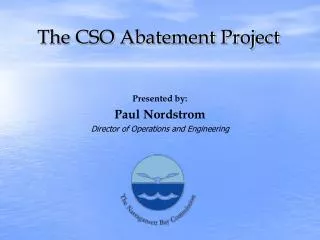 The CSO Abatement Project
