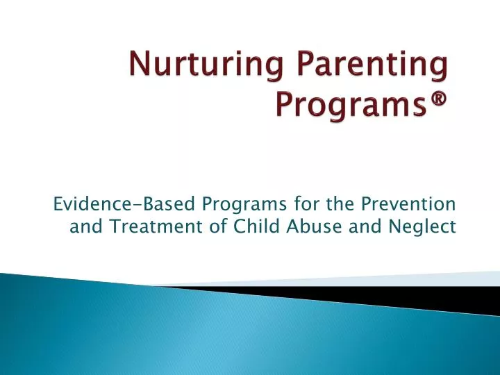 nurturing parenting programs