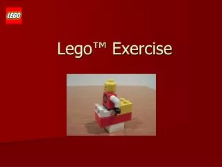 Lego™ Exercise