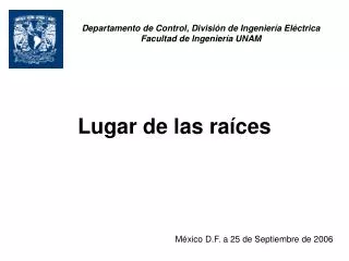 lugar de las ra ces