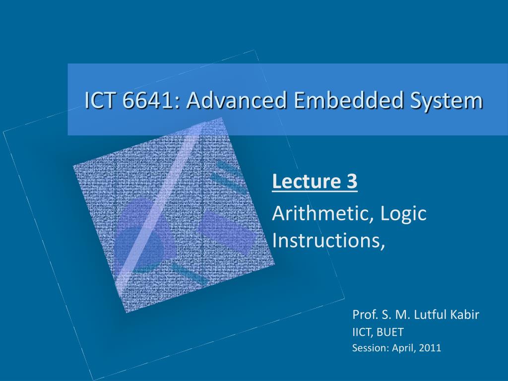 PPT - Lecture 3 Arithmetic, Logic Instructions, PowerPoint Presentation ...