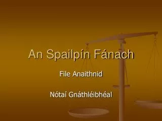 An Spailpín Fánach