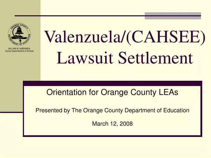 valenzuela cahsee lawsuit settlement