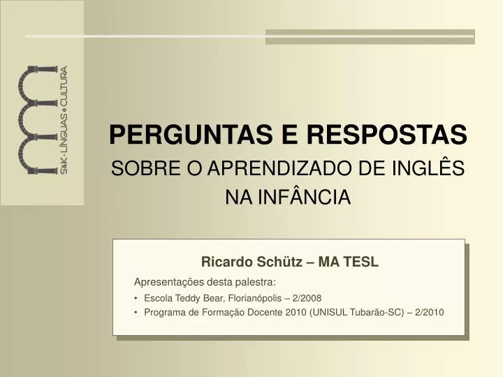 perguntas e respostas sobre o aprendizado de ingl s na inf ncia