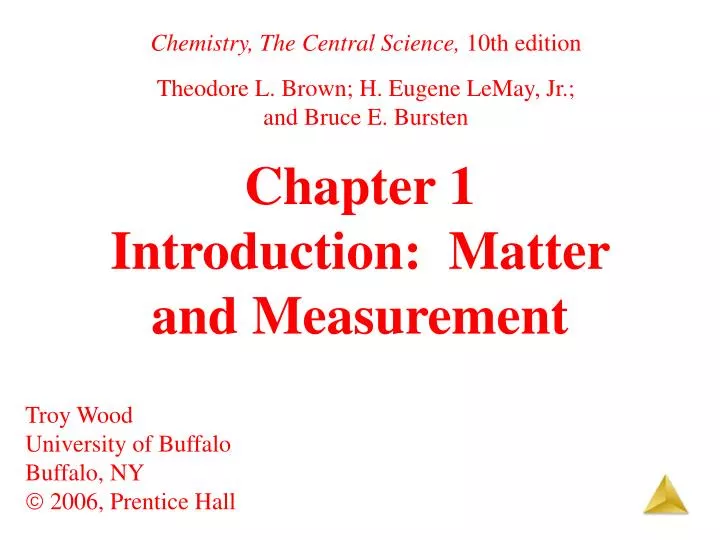 chapter 1 introduction matter and measurement
