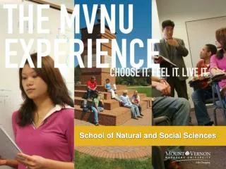 School of Natural and Social Sciences