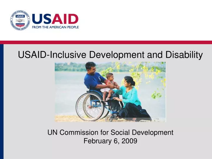 usaid inclusive development and disability un commission for social development february 6 2009