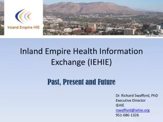 Inland Empire Health Information Exchange (IEHIE)