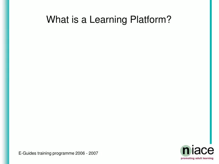 what is a learning platform