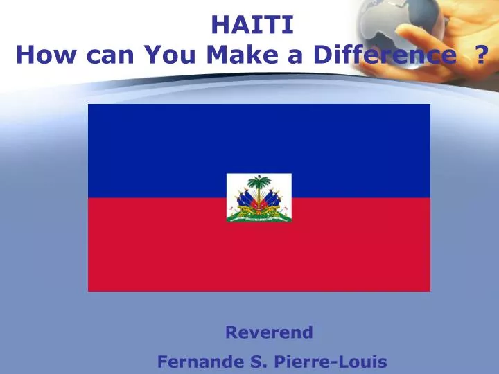 haiti how can you make a difference