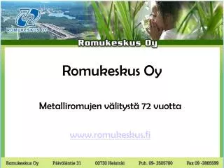 romukeskus oy