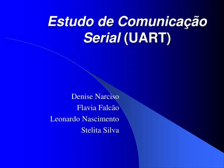 estudo de comunica o serial uart