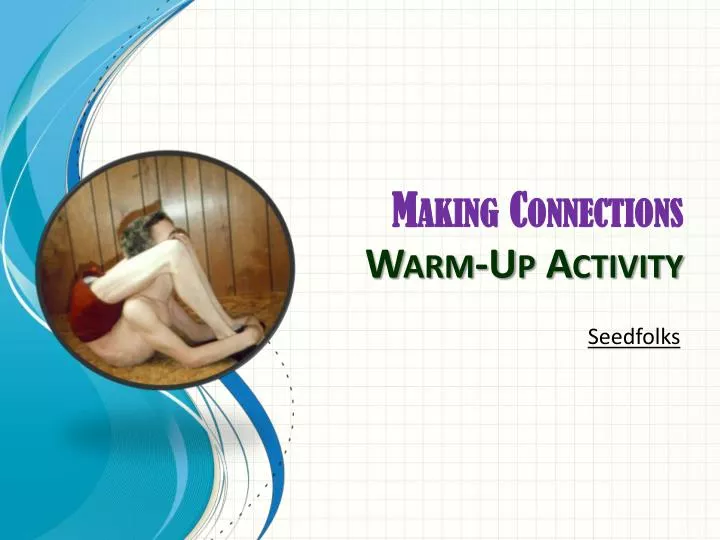 making connections warm up activity