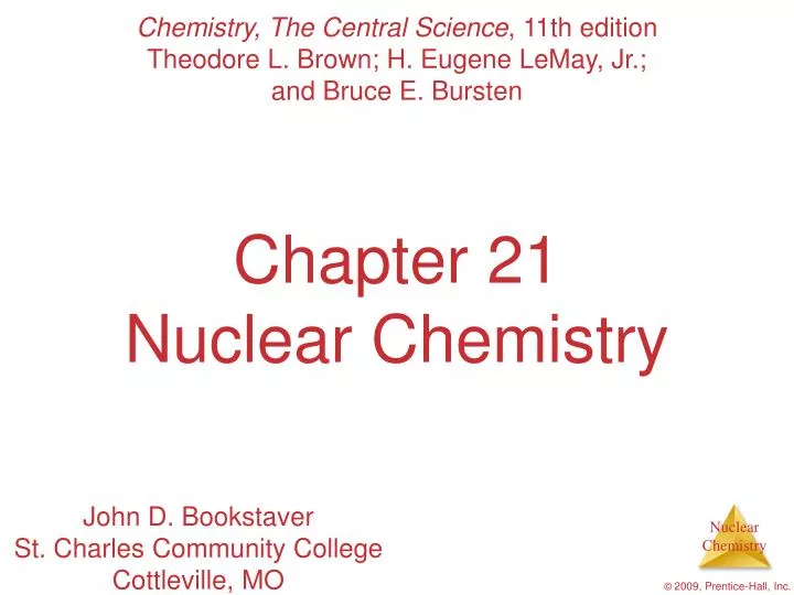 chapter 21 nuclear chemistry