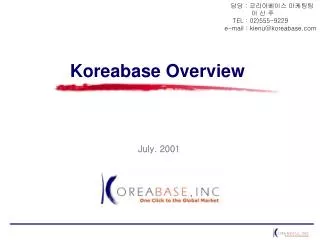Koreabase Overview