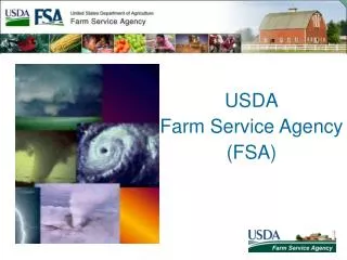USDA Farm Service Agency (FSA)