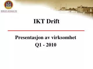 ikt drift