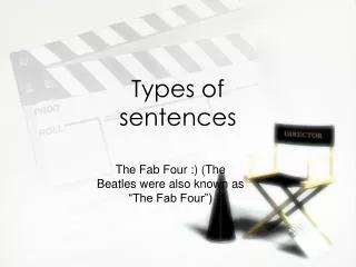Types of sentences