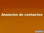 Anuncios de contactos - slide 1