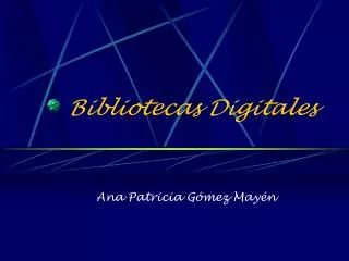 bibliotecas digitales