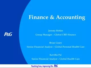 Finance &amp; Accounting