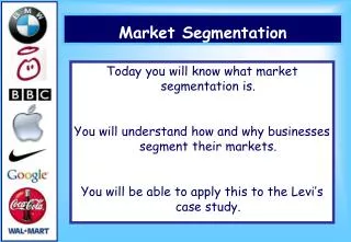 Market Segmentation